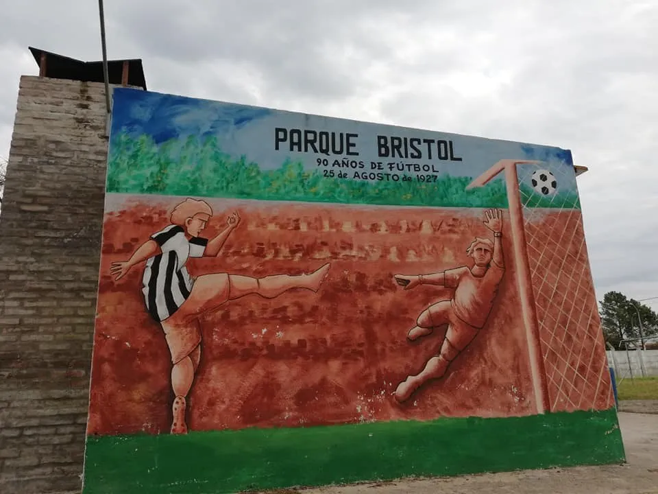 Mural del Parque Bristol: "90 años de fútbol", 25 de agosto de 1927
